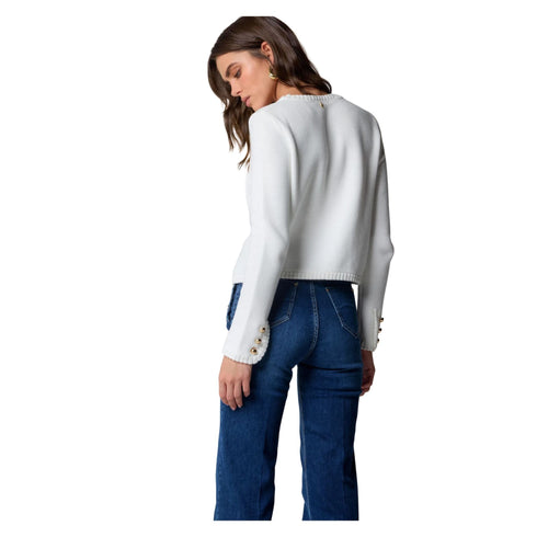Kocca Cardigan Cardigan Donna a nido d’ape con taschine XS P25 - KOCCAANDREANNA - 60001 - XS - Francavilla Moda